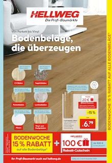 Laminat im aktuellen Hellweg Prospekt (Berlin) Laminat im Hellweg Prospekt "Die Profi-Baumärkte" mit 20 Seiten (Berlin)