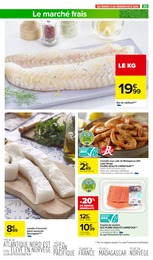 Prix et réduction Cabillaud dans le prospectus Carrefour Market en cours Offre Cabillaud dans le catalogue Carrefour Market du moment à la page 35