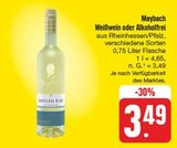 Weißwein oder Alkoholfrei bei EDEKA im Jena Prospekt für 3,49 €