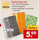Geschirrtücher Angebote von DEKOR bei Netto Marken-Discount Dessau-Roßlau für 5,99 €