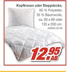 Aktuelles Kopfkissen oder Steppdecke Angebot bei Möbel AS in Heilbronn ab 12,95 €