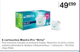 6 cartouches Maxtra Pro - Brita en promo chez Monoprix Trappes à 49,99 €