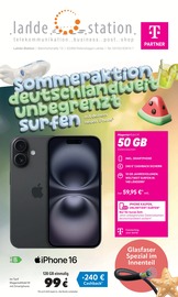 iPhone im lahde Station Prospekt in Minden Aktueller lahde Station Prospekt mit iPhone, "SOMMERAKTION: DEUTSCHLANDWEIT UNBEGRENZT SURFEN", Seite 1