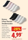 5 Paar Thermo-Sneakersocken von Esmara im aktuellen Lidl Prospekt
