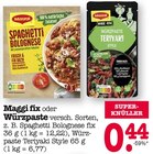 fix oder Würzpaste Angebote von Maggi bei E center Weinheim für 0,44 €