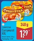 Currywurst XXL Angebote von Currystar bei ALDI Nord Hagen für 1,29 €