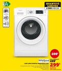 Lave-linge frontal 8 kg - Whirlpool en promo chez Hyper U Moissy-Cramayel à 299,00 €
