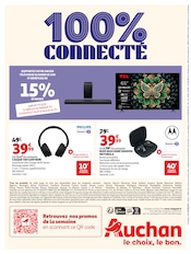 Promos Electroménager dans le catalogue "100% CONNECTÉ" de Auchan Hypermarché Electroménager en promo dans le catalogue Auchan Hypermarché à la page 8
