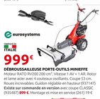 Débroussailleuse porte-outils Minieffe - Eurosystems en promo chez Rural Master Orléans à 999,00 €