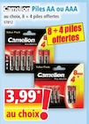 Piles AA - CAMELION - Norma à Nancy Piles AA - CAMELION en promo chez Norma Nancy à 3,99 €
