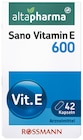 Sano Vitamin E 600 von Altapharma für 3,29 € bei Rossmann im Angebot Sano Vitamin E 600 von Altapharma im aktuellen Rossmann Prospekt