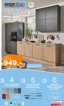 Küche im Segmüller Prospekt "Moderne Küchen mega günstig" mit 14 Seiten (Augsburg)