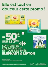 Prix et réduction Tisane dans le prospectus Carrefour Proximité en cours Offre Tisane dans le catalogue Carrefour Proximité du moment à la page 14