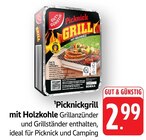 Picknickgrill mit Holzkohle Angebote von Gut & Günstig bei E center Schorndorf für 2,99 €
