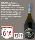 Prosecco Treviso DOC Spumante Angebote von Villa Rillago bei GLOBUS Rostock für 6,49 €