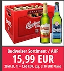 Sortiment / AHF von Budweiser im aktuellen Nuck Getränke Prospekt für 15,99 €