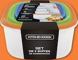 Set de 5 boîtes de conservation - KITCHENCOOK dans le catalogue Netto