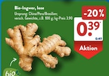 Bio-Ingwer, lose von  im aktuellen ALDI SÜD Prospekt für 0,39 €