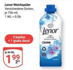 Weichspüler Angebote von Lenor bei GLOBUS Bad Kreuznach für 1,99 €
