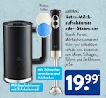 Retro-Milchaufschäumer im Angebot bei ALDI SÜD in Regensburg Retro-Milchaufschäumer Angebote von Ambiano bei ALDI SÜD Regensburg für 19,99 €