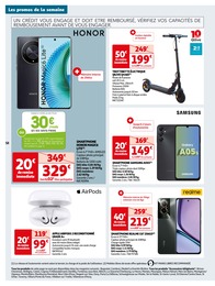 Offre Smartphone Samsung dans le catalogue Auchan Hypermarché du moment à la page 58