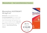 HUSTENSAFT 30 mg/5 ml bei LINDA im Prospekt "" für 8,00 €