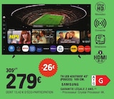 Tv led 43u7005f 43" (pouces) 109 cm à E.Leclerc dans Surgy