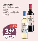 Pinot Grigio im V-Markt Prospekt Pinot Grigio von Lamberti im aktuellen V-Markt Prospekt für 3,49 €
