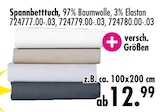 Spannbetttuch für 12,99 € bei SB Möbel Boss im Angebot Spannbetttuch im aktuellen SB Möbel Boss Prospekt
