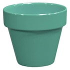 DECOLINES-Pot horticole émaillé vert amande diamètre 25 x H 22 cm dans le catalogue Botanic