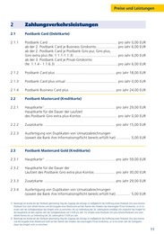Girokonto im Postbank Prospekt Girokonto im Postbank Prospekt "Preis- und Leistungsverzeichnis" auf Seite 11
