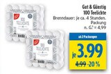100 Teelichte Angebote von Gut & Günstig bei diska Amberg für 3,99 €