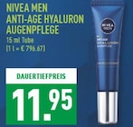 ANTI-AGE HYALURON AUGENPFLEGE Angebote von NIVEA MEN bei Marktkauf Recklinghausen für 11,95 €