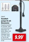 Standluftpumpe XL mit Manometer Angebote von CRIVIT bei Lidl Landshut für 9,99 €