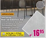 Feinsteinzeug Wand- und Bodenfliese „Rubi“ Angebote bei Hornbach Straubing für 14,95 €