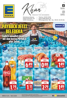 Cola im EDEKA Prospekt "Aktuelle Angebote" mit 28 Seiten (Heinsberg)