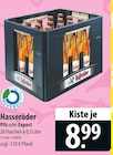 Pils oder Export bei famila Nordost im Bergen Prospekt für 8,99 €