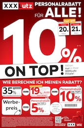 Rabattaktion Angebot & Preis im aktuellen XXXLutz Möbelhäuser Prospekt Rabattaktion Angebot im aktuellen XXXLutz Möbelhäuser Prospekt auf Seite 1