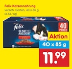 Katzennahrung Angebote von Felix bei Netto Marken-Discount Augsburg für 11,99 €