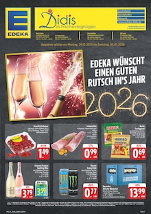 EDEKA Gerolzhofen Prospekt der aktuellen Woche, gültig von 29.12.2025 bis 03.01.2026 Aktueller EDEKA Gerolzhofen Prospekt "Wir lieben Lebensmittel!" mit 28 Seiten