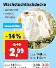 Wachstuchtischdecke L ca. 140 cm, B ca. 110 cm Angebote bei Thomas Philipps Neumünster für 2,99 €