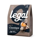 Dosettes de Café - LEGAL en promo chez Carrefour Palaiseau à 3,88 €
