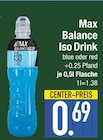 Iso Drink blue im Angebot bei EDEKA in Augsburg Iso Drink blue Angebote von Max Balance bei EDEKA Augsburg für 0,69 €