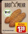 Bio Knusperstange Angebote von BROT & MEHR bei REWE Gotha für 1,39 €