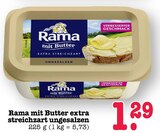 Aktuelle Rama Angebote bei EDEKA in Offenbach (Main) Aktuelles mit Butter extra streichzart ungesalzen Angebot bei EDEKA in Offenbach (Main) ab 1,29 €