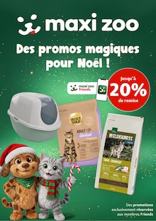 Catalogue Maxi Zoo à Échirolles cette semaine, valable du 28/10/2026 au 04/11/2026 Prospectus Maxi Zoo à Échirolles, "Des promos magiques pour Noël !", 1 page de promos valables du 28/10/2026 au 04/11/2026