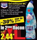 Gel nettoyant WC** - Antikal en promo chez Norma Belfort à 2,44 €
