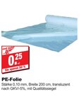 PE-Folie Angebote bei bauSpezi Heilbronn für 0,25 €