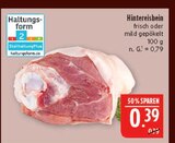 Aktuelles Hintereisbein Angebot bei Marktkauf in Nürnberg ab 0,39 €