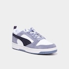 Tennis à lacets en cuir Puma Rebound V6 bleu lavande homme dans le catalogue La Halle